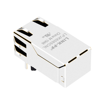 LPJK6065CNL 100/1000 Base-T 1x1 порт RJ45 гнездо с PoE, вкладка вверх, без светодиода, изображение 4