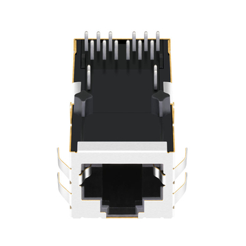 Совместимость с импульсным JXK0-0161NL LINK-PP LPJK6064CNL 1000 Base-T POE экранированный RJ45 с магнитами, 1x1 порт, вкладка вверх, без светодиода, изображение 2