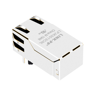 LPJK0013CNL 10/100 Base-T Tab Up Без светодиода 1x1 Порт POE Разъем RJ45 Длина 33.02 мм изображение 4