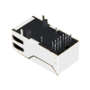 Compatível com BelFuse 0816-1X1T-80 LINK-PP LPJK1046CNL 100/1000 Base-T 1x1 Porta POE Conectores RJ45 modulares Guia para cima sem LED imagem do polegar 4