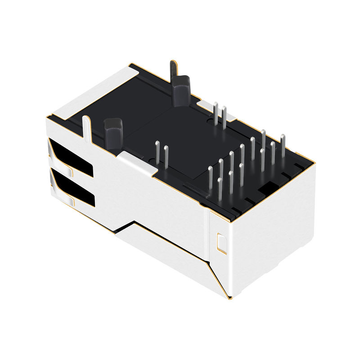 belfuse 0816-1x1t-gh-f compatível link-pp lpjk6071cnl 100 1000 base-t poe+ gigabit rj45 magjack aba para cima sem led imagem 4