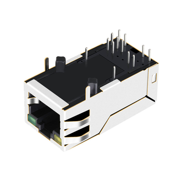 Совместимость с BelFuse 0826-1D1T-57-F LINK-PP LPJK1014AGNL 10/100 Base-T Tab Up Yellow/Green Led 1x1 Port POE RJ-45 Magnetic Jacks image 3
