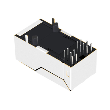 X meerdere XFVOIP5QS-CTxu1-2L compatibel LINK-PP LPJK4010B69NL 10/100 Base-T Tab Up Rood/Rode LED 1x1 Poort POE RJ-45 Magjack Connector afbeelding 4