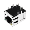 LPJ16047A10NL 100 Base-T PoE RJ45 Magjack With Rectifier Bridge Tab Up Yellow/Green LED thumb image 3