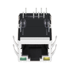 LPJ16047A10NL 100 Base-T PoE RJ45 Magjack With Rectifier Bridge Tab Up Yellow/Green LED thumb image 2