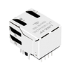 LPJ16054ADNL Abgeschirmter RJ45-Stecker 10/100 Base-T, einzelner Port, Lasche nach oben, gelbe/grüne LED, Daumenbild 3