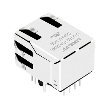 Tyco 6605706-1 Compatibel LINK-PP LPJ16218A28NL 10/100 Base-T Tab Up Groen/Gele LED Enkele Poort RJ-45 Ethernet Connector afbeelding 5