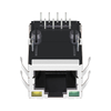 Compatibile con UDE RT7-114A1A1A LINK-PP LPJ16225AENL Connettore Magjack RJ45 10/100 Base-T con linguetta in su e LED verde/giallo (immagine miniatura 2)