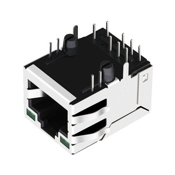 Tyco C-6605834 Compatibel LINK-PP LPJ16249AZNL 10/100 Base-T Tab Up Groen/Groene LED Enkele Poort RJ-45 Ethernet-aansluiting Modules afbeelding 3