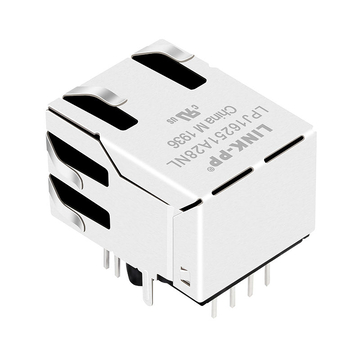 タイコ C-6605752-1 互換 LINK-PP LPJ16251A28NL 10 Base-T タブアップ 緑/黄 LED シングルポート Cat5 RJ45 コネクタ 画像 5