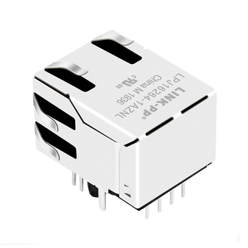 Tyco 1-6605758-1 Compatibel LINK-PP LPJ16264-1AZNL 10/100 Base-T Tab Up Groen/Groene LED Netwerk RJ-45 Connector met één poort (afbeelding 5)