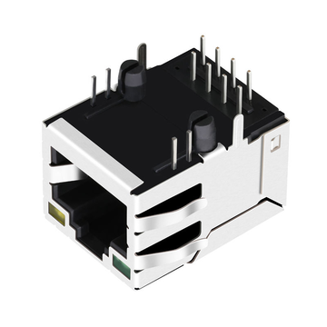 Совместимость с Tyco 5-6605758-1 LINK-PP LPJ16264A28NL 10/100 Base-T Tab Up Green/Yellow Led Single Port Cat5e Shielded RJ-45 Connector image 3