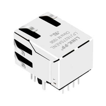 LPJ16270AENL 10/100 Base-T Однопортовый разъем RJ45 8P8C Гнездо для печатной платы Ethernet Сетевой разъем с врезкой вверх Зеленый/Желтый светодиод Изображение 5