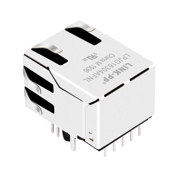 Tyco 5-6605809-7 호환 가능 LINK-PP LPJG16304AFNL 100/1000 베이스-T 단일 포트 산업용 RJ45 마그네틱 잭 탭 업 녹색/녹색 LED 이미지 5