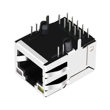 LPJG16402AQNL 1000 Base-T RJ45 Geel/Groen & Oranje 10P8c Modulaire Connector afbeelding 3