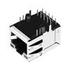 Compatible con Tyco 1840710-5. LINK-PP LPJG16414A52NL 100/1000 Base-T Puerto único RJ45 Magjack blindado Pestaña hacia arriba LED verde/amarillo/verde imagen en miniatura 3