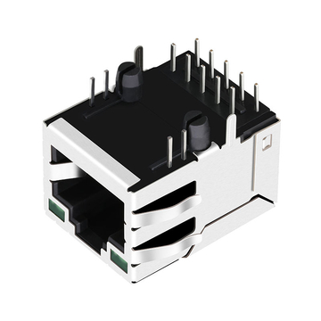Совместимость с Tyco 5-1840401-7 LINK-PP LPJG16457AFNL 100/1000 Base-T Tab Up Green/Green Led Single Port Shielded 8P8C Magnetic RJ 45 Connector image 3