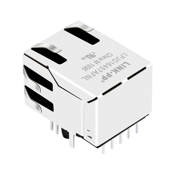 Совместимость с Tyco 5-1840401-7 LINK-PP LPJG16457AFNL 100/1000 Base-T Tab Up Green/Green Led Single Port Shielded 8P8C Magnetic RJ 45 Connector image 5