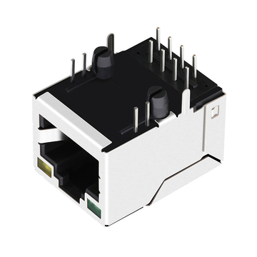 LPJ16113BENL 100 Base-T Tab Up Πράσινο/Κίτρινο LED με θωράκιση, 8 ακίδων RJ45, εικόνα 3