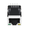 LPJ16214BGNL Conectores Ethernet de transformador RJ100 de puerto único Base-T 45 Ficha hacia arriba LED amarillo/verde imagen en miniatura 2