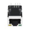 LPJ16249B28NL 10/100 Base-T Tab Up PoE Shielded RJ45 Magjack LED Hijau/Kuning (gambar jempol 2)
