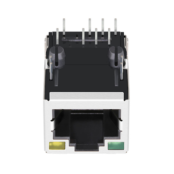Совместимость с Tyco 6605808 LINK-PP LPJ16249B28NL 10/100 Base-T Однопортовый RJ45 PoE MagJack с разъемом MagJack, зелено-желтый светодиод (изображение 2)