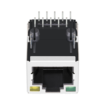 LPJG16740BENL 100/1000 Base-T Μονής Θύρας Cat5e RJ45 MagJack Tab Up Πράσινο/Κίτρινο LED εικόνα 2