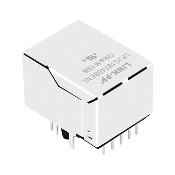 LPJG16740BENL 100/1000 Base-T Μονής Θύρας Cat5e RJ45 MagJack Tab Up Πράσινο/Κίτρινο LED εικόνα 4
