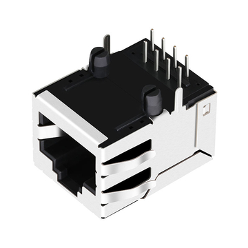 LPJ16013CNL 10/100 Base-T Tab Up Zonder Led 1 Poort 8P8C Modulaire Jack RJ45 Transformer afbeelding 3