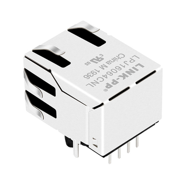 تايكو 2301994-1 متوافق LINK-PP LPJ16064CNL مقبس RJ45 أحادي المنفذ 10/100 Base-T مع محول، علامة تبويب لأعلى، بدون مؤشر LED، الصورة 5