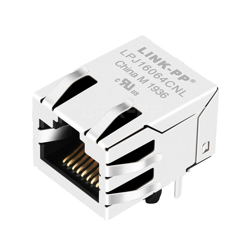 Molex 934628320 Compatible LINK-PP LPJ16064CNL 10/100 Base-T Tab Up Without Led Single Port 8P8C RJ45 Ethernet Connectors