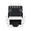 LPJ16666CNL 10/100 Base-T Tab Up Without Led Single Port PoE Shielded RJ45 Female Connector thumb image 2