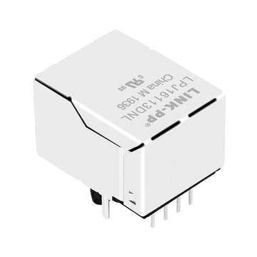 RU1S041X LF-совместимый LINK-PP LPJ16113DNL 100 Base-T Single Port RJ45 PCB Connector with magnetics Tab Up Without Led image 2