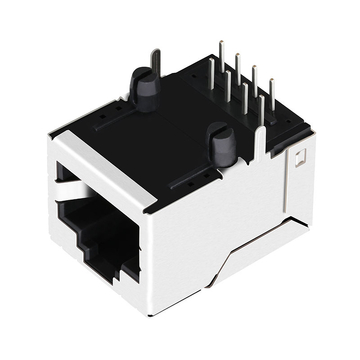 Совместимость с YDS 46F-1207NDNW3NL LINK-PP LPJ16211DNL 10/100 Base-T Однопортовый RJ45 Ethernet Magjack Экранированный, с защелкой, без светодиода Изображение 3