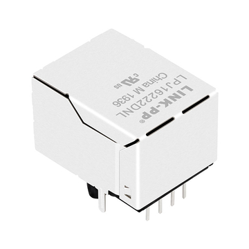LPJ16222DNL 10/100 Base-T Tab Up zonder LED, enkele poort, RJ45-transformator, afbeelding 5