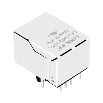 LPJ16624DNL 10/100 Base-T Tab Up Χωρίς Ενσωματωμένο Μετασχηματιστή RJ45 Μονής Θύρας LED με Ενσωματωμένα Magnetics εικόνα 5