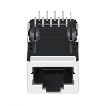 RT7-10HFAK4A-compatibel LINK-PP LPJG16305DNL 100/1000 Base-T Tab Up Zonder LED Enkele Poort PCB-montage RJ45 Magjack Connector afbeelding 2