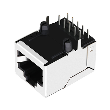 RT7-10HFAK4A-compatibel LINK-PP LPJG16305DNL 100/1000 Base-T Tab Up Zonder LED Enkele Poort PCB-montage RJ45 Magjack Connector afbeelding 3