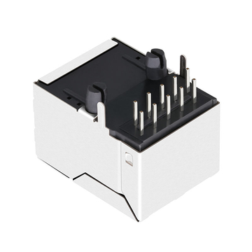 RJGE1L5310 Compatibel LINK-PP LPJG16528DNL 100/1000 Base-T Tab Up Zonder LED Enkele Poort 10P8C Geïntegreerde Magnetische Aansluitingen afbeelding 4