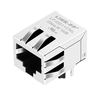 13F-64ND2NL 10/100 Base-T 1x1 Порт магнитный разъем RJ45 Выступ вниз без совместимости со светодиодом LINK-PP LPJ0011CNL изображение большого пальца 1