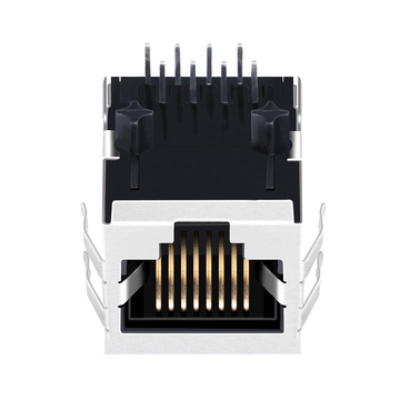 МЫ MIC24010-0104T-LF3 Совместимость LINK-PP LPJ0011CNL 100 Base-T RJ45 модульный разъем с контактом вниз, без светодиода, изображение 2