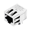 LPJG0897CNL 100/1000 Base-T Tab Down Without Led Single Port Shielded RJ45 Socket Jack thumb image 1