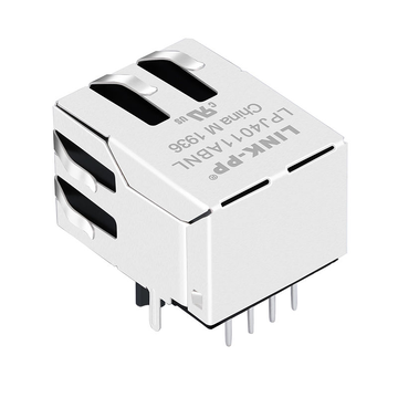 RB1-1D5B8K1A compatibel LINK-PP LPJ4011ABNL 10/100 Base-T Tab Down Groen/Gele LED 1x1 Poort RJ45 Jack Module afbeelding 5
