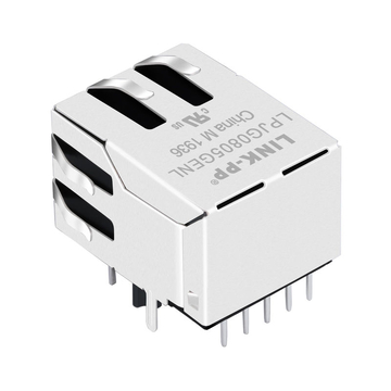 Συμβατό με Halo HFJ11-1G02E-L12V3RL LINK-PP LPJG0805GENL 100/1000 Base-T Tab Down Green/Yellow Led 1x1 Port Cat6 Θωρακισμένες Θηλυκές Βύσματα RJ45 εικόνα 5