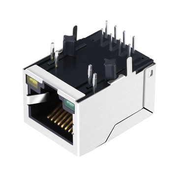 Compatibile con Pulse JXR0-0015NLT LINK-PP LPJ4011BBNL Modulo connettore filtro RJ45 a porta singola con LED verde/giallo 10/100 Base-T (immagine 3)