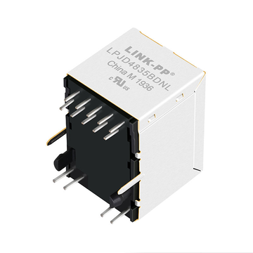 LPJD4835BDNL 1000 Base-T Vertical Integrated RJ45 Jack With Yellow/Green LED image 3