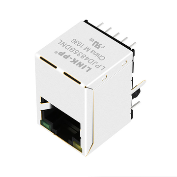 LPJD4835BDNL 1000 Base-T Vertical Integrated RJ45 Jack With Yellow/Green LED image 2