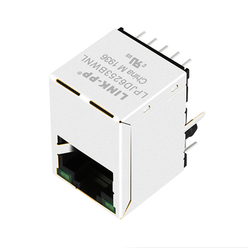 Hanrun HR871198A Compatible LINK-PP LPJD6253BWNL 10/100 Base-T Vertical T RJ45 Connector image 5