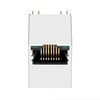 LPJD6253BWNL 100 Base-T Vertical T RJ45 Connector With Integrated Magnetics Green/Green LED thumb image 2