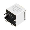 Hanrun HY951180A Compatible LINK-PP LPJD0110BANL 10/100 Base-T Vertical RJ45 Magjack Yellow/Green LED thumb image 2